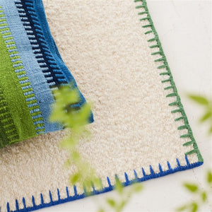 Designers Guild Swaledale Chalk Wool Rug Edge Detail 