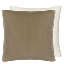 Load image into Gallery viewer, Designers Guild Varese Parchment &amp; Roebuck Velvet Cushion