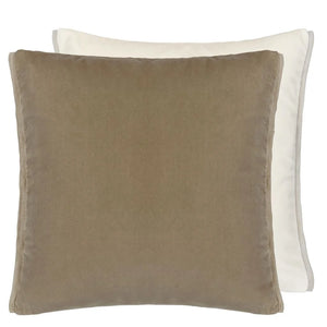 Designers Guild Varese Parchment & Roebuck Velvet Cushion