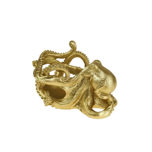 Gold Octopus Wine Bottle Holder