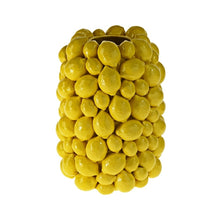 Load image into Gallery viewer, Yellow lemon trend vase covered in various size lemons in ceramic