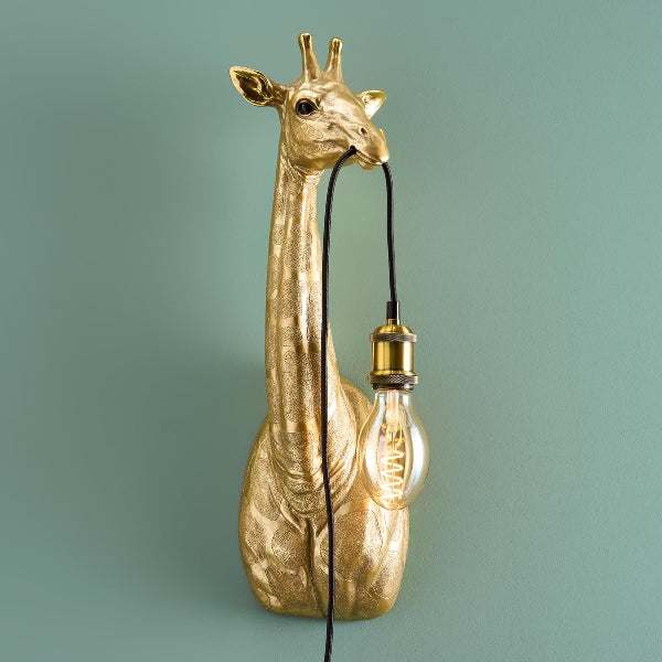 Lucie_Gold Giraffe_Wall_Lamp