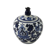 Load image into Gallery viewer, Luuk Blue &amp; White Porcelain Vase, with Lid