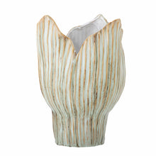 Load image into Gallery viewer, Mahira_Green_Stoneware_Vase_Side_View