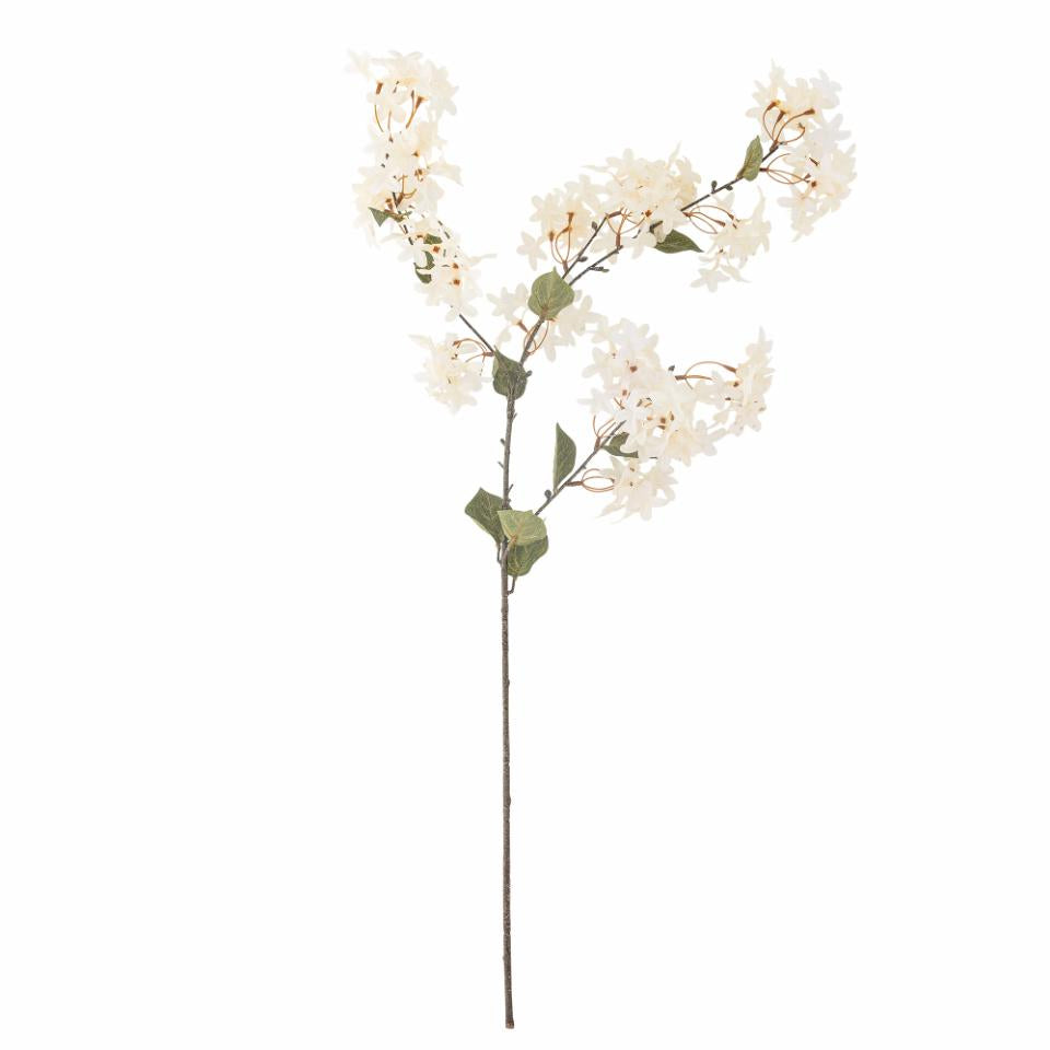 Myrtle Artificial Stem, White