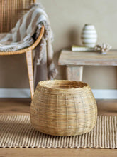 Load image into Gallery viewer, Round Bamboo Basket