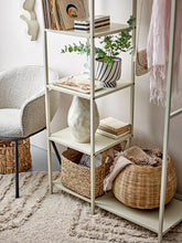 Load image into Gallery viewer, Round Ottine_Bamboo_Basket_with_Scarves in closet