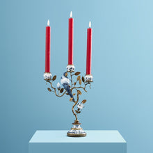 Indlæs billede til gallerivisning Parrot Candle Holder, Blue and White