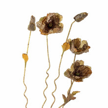 Indlæs billede til gallerivisning Poppy Artificial Stem, Brown