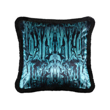 Indlæs billede til gallerivisning Timorous Beasties Gerhard Gum Celestial Velvet Throw Cushion