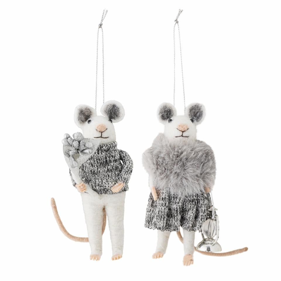 White_Grey_Hygge_Mice_Couple_Christmas_Ornaments